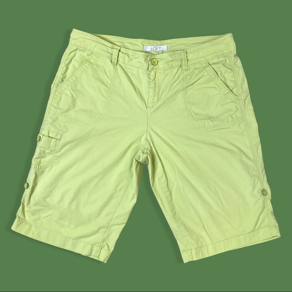 Light Green/Yellowish Cargo Capris